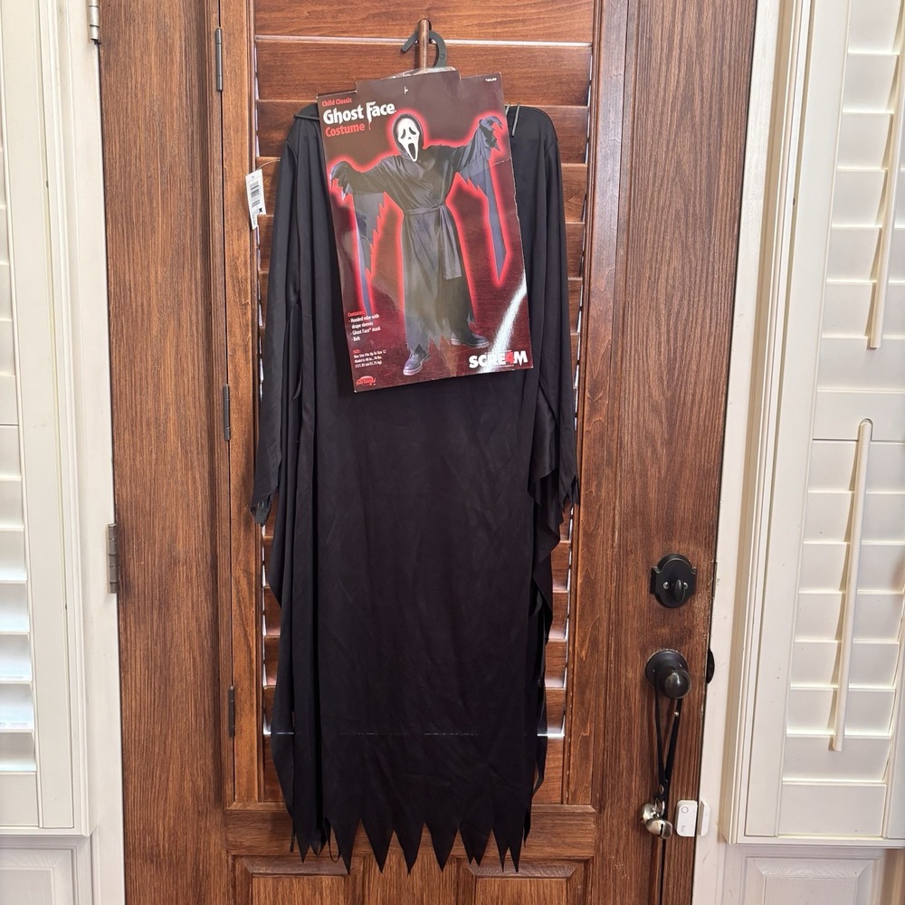2010 Fun World Ghost Face Costume Child‎ Classic Scream 4 New in Package